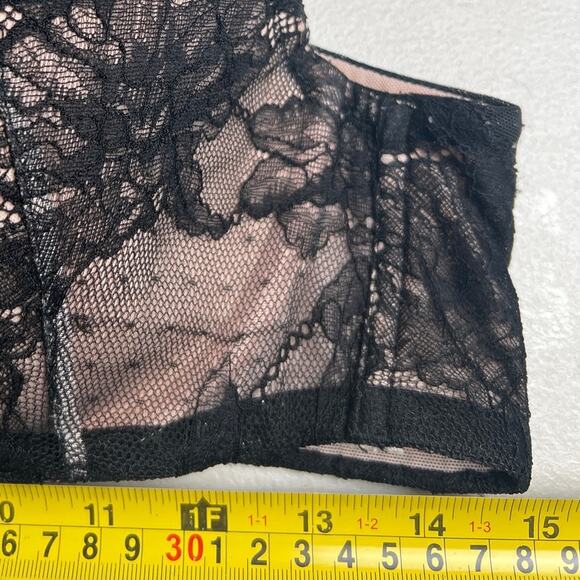 Torrid Curve Size 40B Push Up Bra Black Lace - Picture 4 of 5